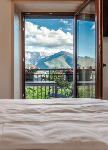 Views from the hotels bedrooms